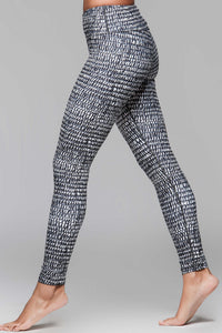 Lucky Graphic Brush Stroke Leggings